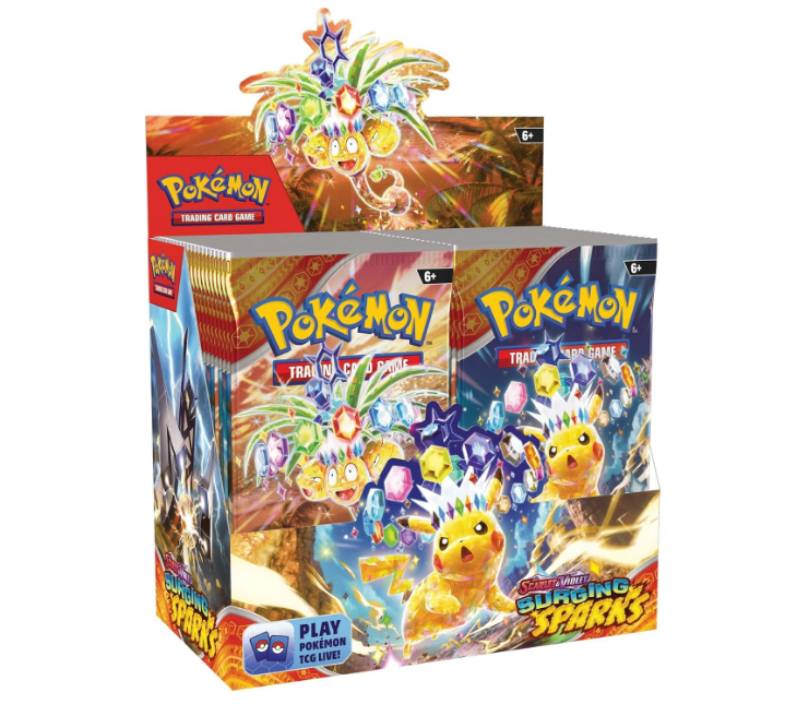 Pokemon - Surging Sparks Display