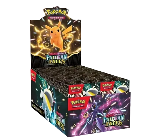 Pokemon Paldean Fates Booster Bundle Display