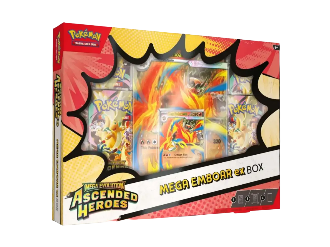 Pokemon - Ascended Heroes Mega Emboar ex Box