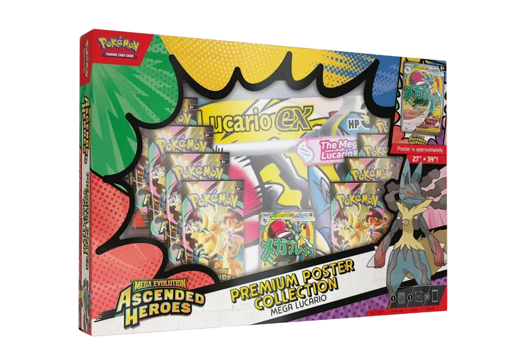 Ascended Heroes: Mega Lucario Premium Poster Collection