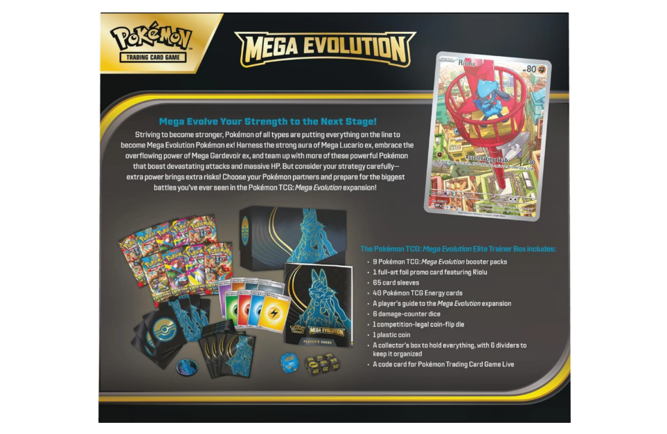 Pokemon - Mega Evolution Elite Trainer Box ETB Lucario (EN)