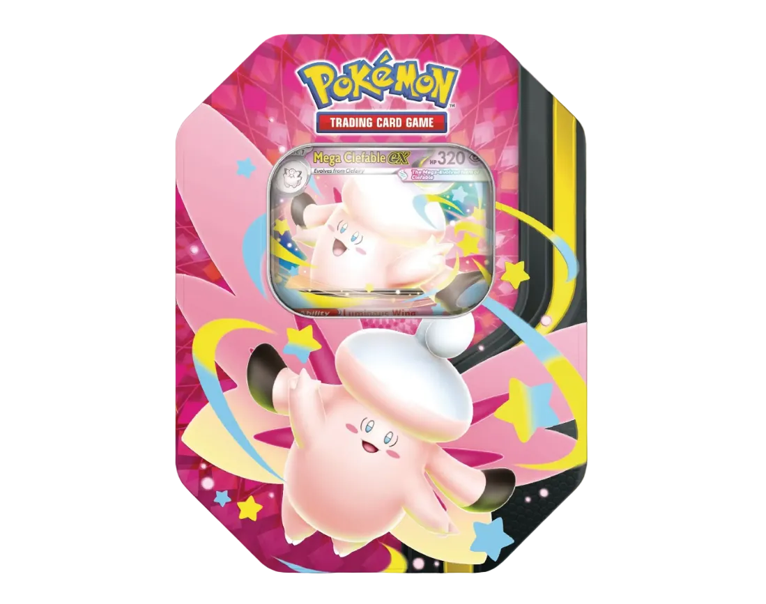 Pokemon - Mega Clefable ex Mega Moonlit Tin
