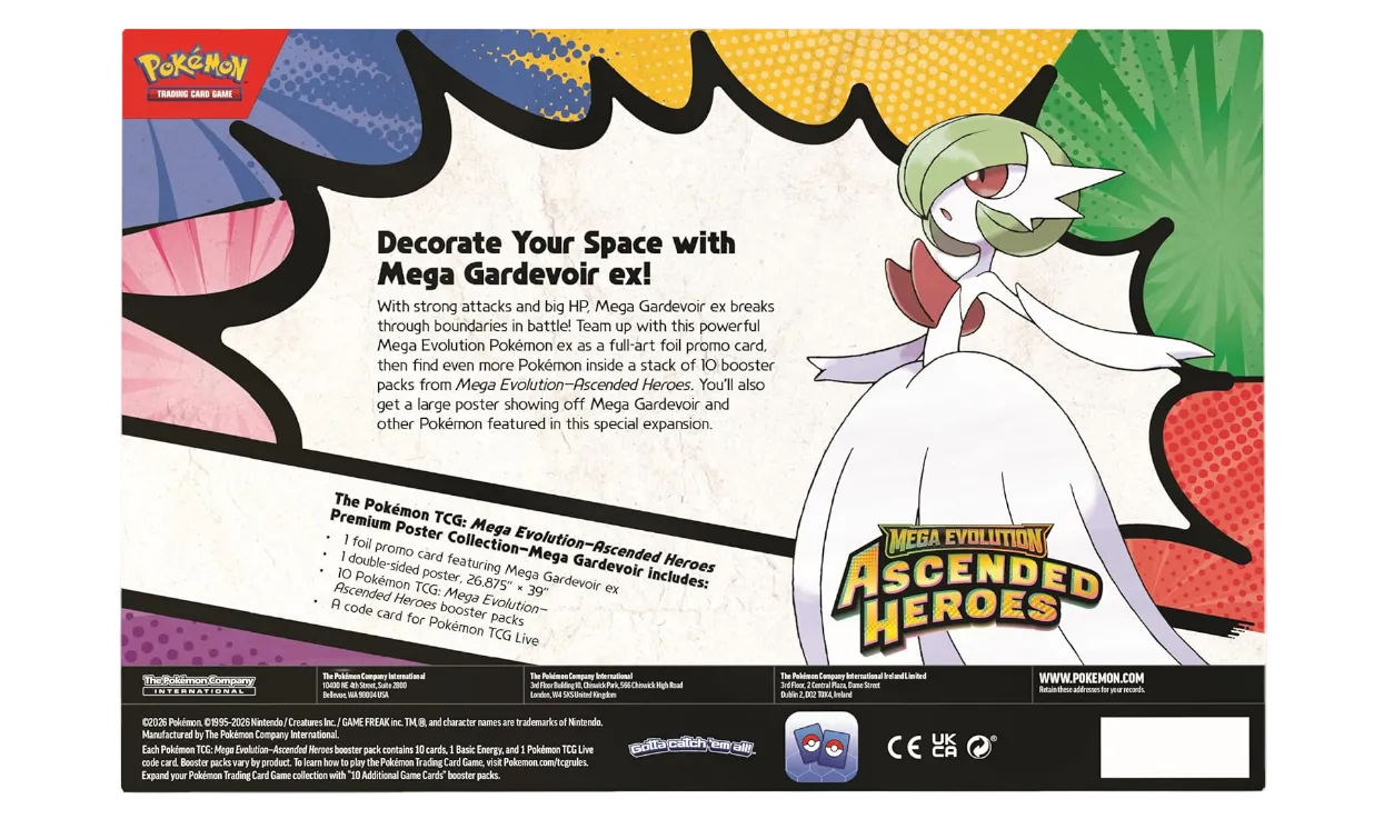 Pokemon - Ascended Heroes: Mega Gardevoir Premium Poster Collection (EN)
