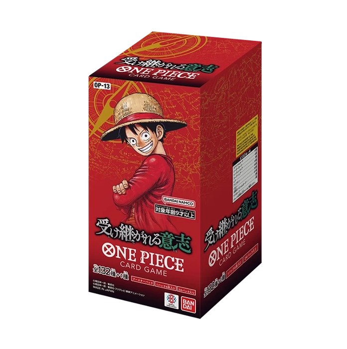 One Piece carrying on his will Booster Box Display OP13