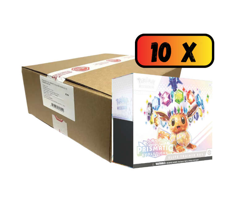 Pokemon - Prismatic Evolutions Elite Trainer Box ETB Case Sealed