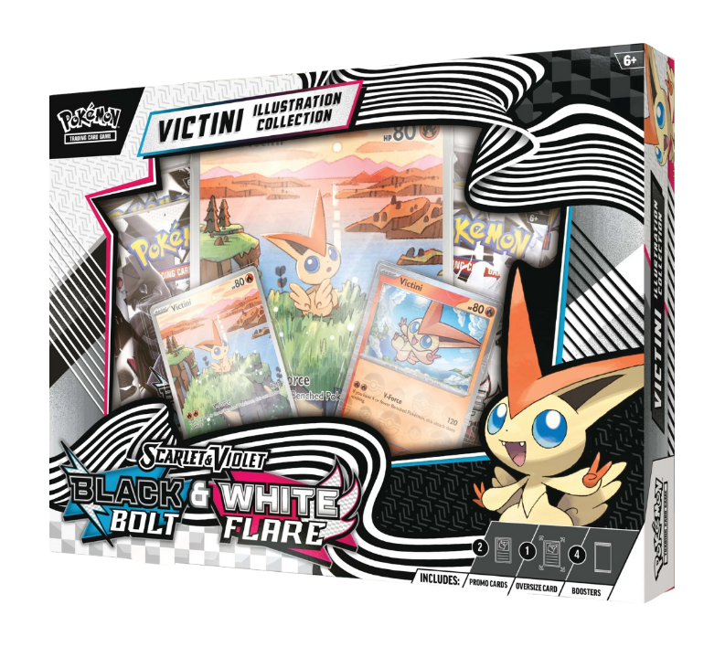 Pokemon - Black Bolt & White Flare: Unova Victini Illustration Collection Sealed